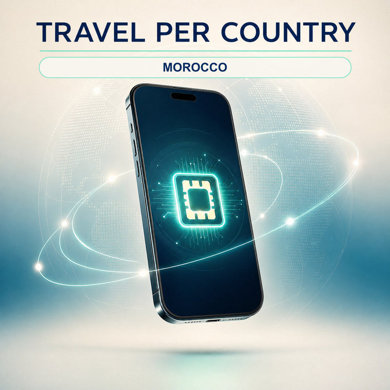 Morocco travel eSIM data plan by Umradata