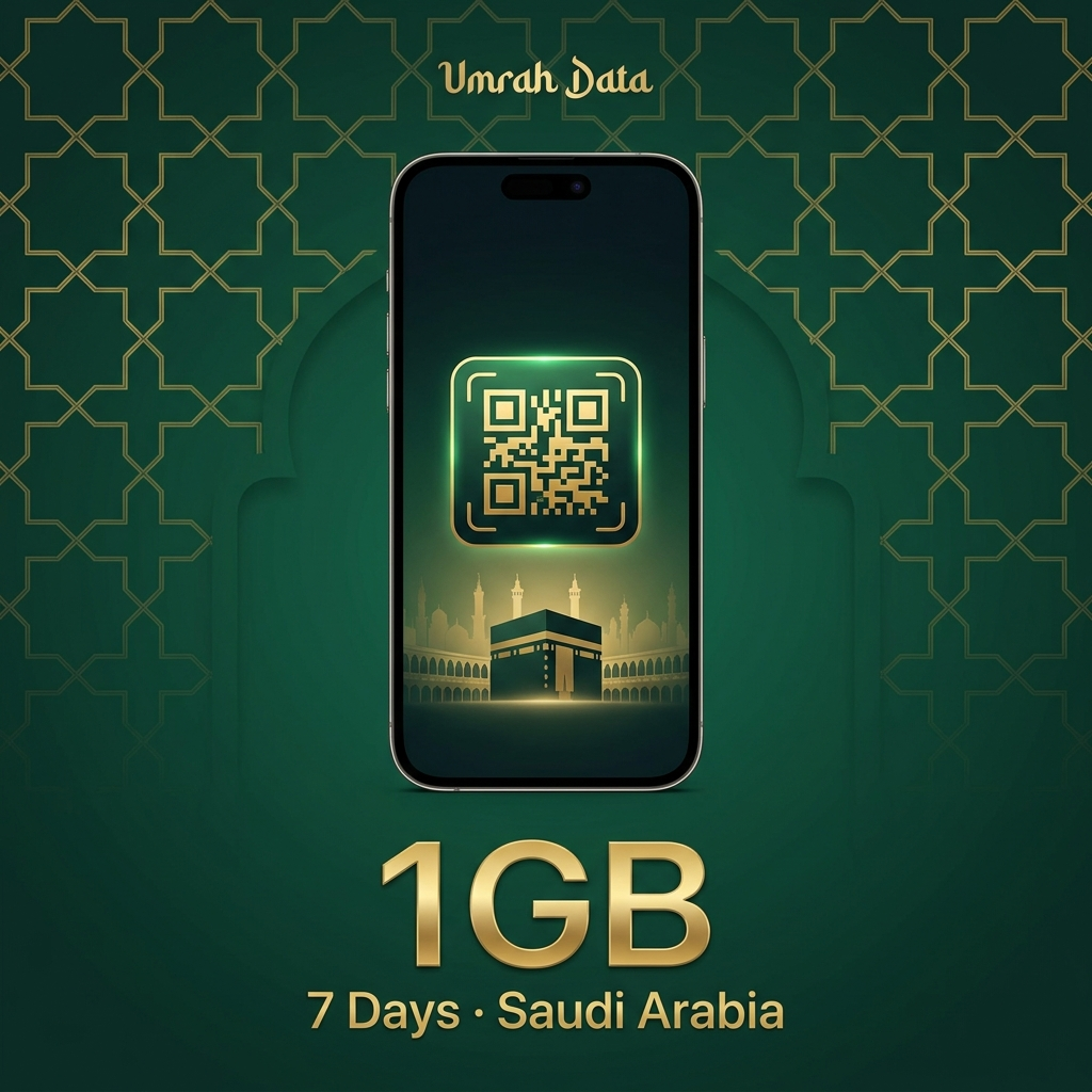 Umrah eSIM Essential — Saudi Arabia 1GB / 7 Days