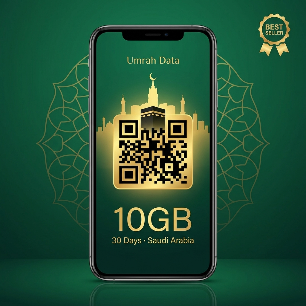 Umrah eSIM Comfort — Saudi Arabia 10GB / 30 Days