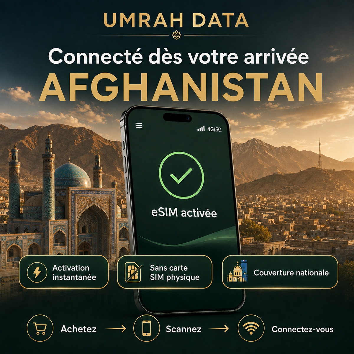 Afghanistan eSIM — Travel Data Plan