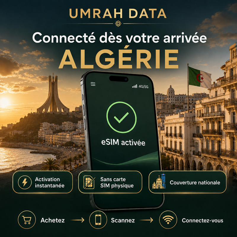 eSIM Algérie — Umrah Data