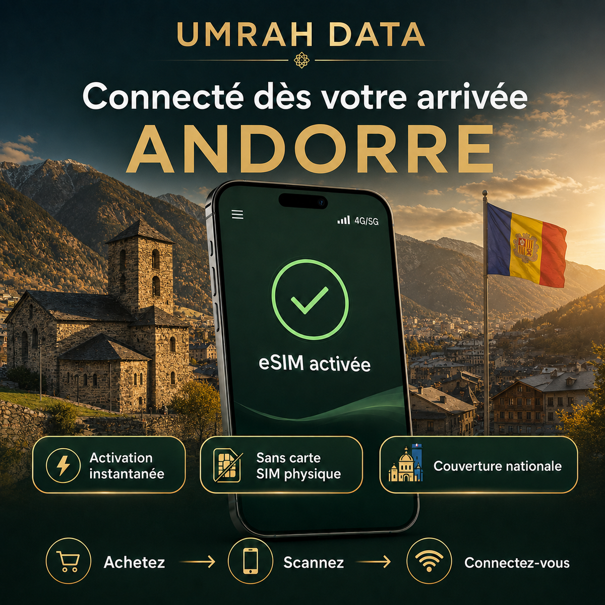 Andorra eSIM — Travel Data Plan