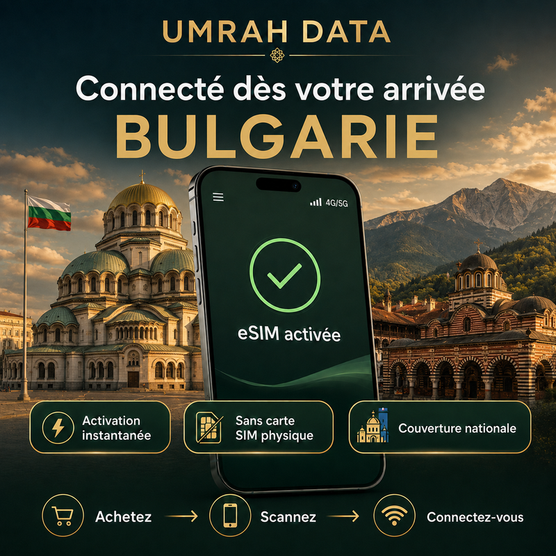 eSIM Bulgarie — Umrah Data