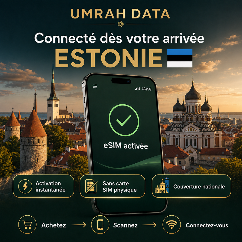 eSIM Estonie — Umrah Data