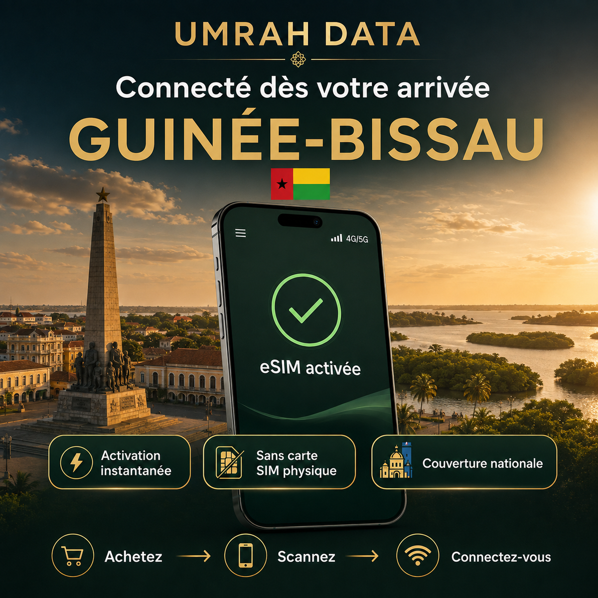 Guinea-Bissau eSIM — Travel Data Plan