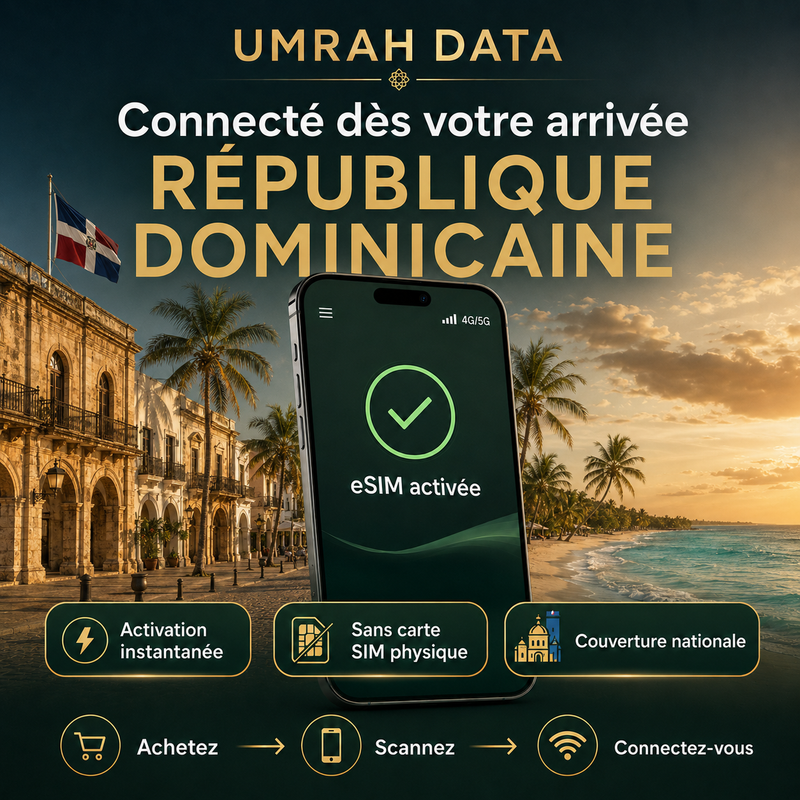 eSIM République dominicaine — Umrah Data