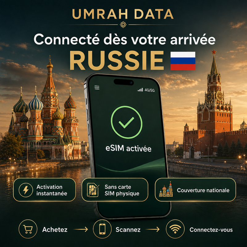 eSIM Russie — Umrah Data