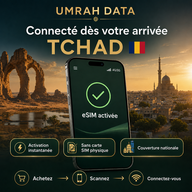 eSIM Tchad — Umrah Data